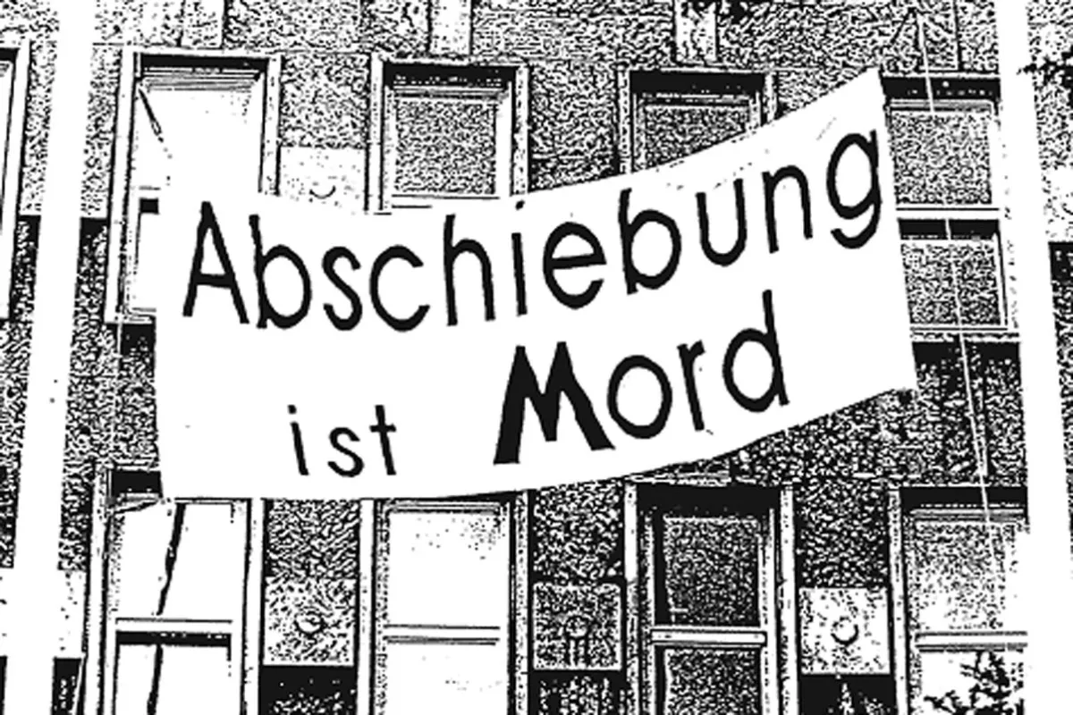 18.5.1995 Sitz des Innensenators am Fehrbelliner Platz - Innenministerkonferenz in Berlin