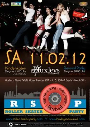 Das Disco-Dating auf Rollen von damals. Roller Disco - back to the 80s. RSP geht auf Deutschland-Tour Bild: Das Disco-Dating auf Rollen von damals. Roller Disco - back to the 80s. RSP geht auf Deutschland-Tour