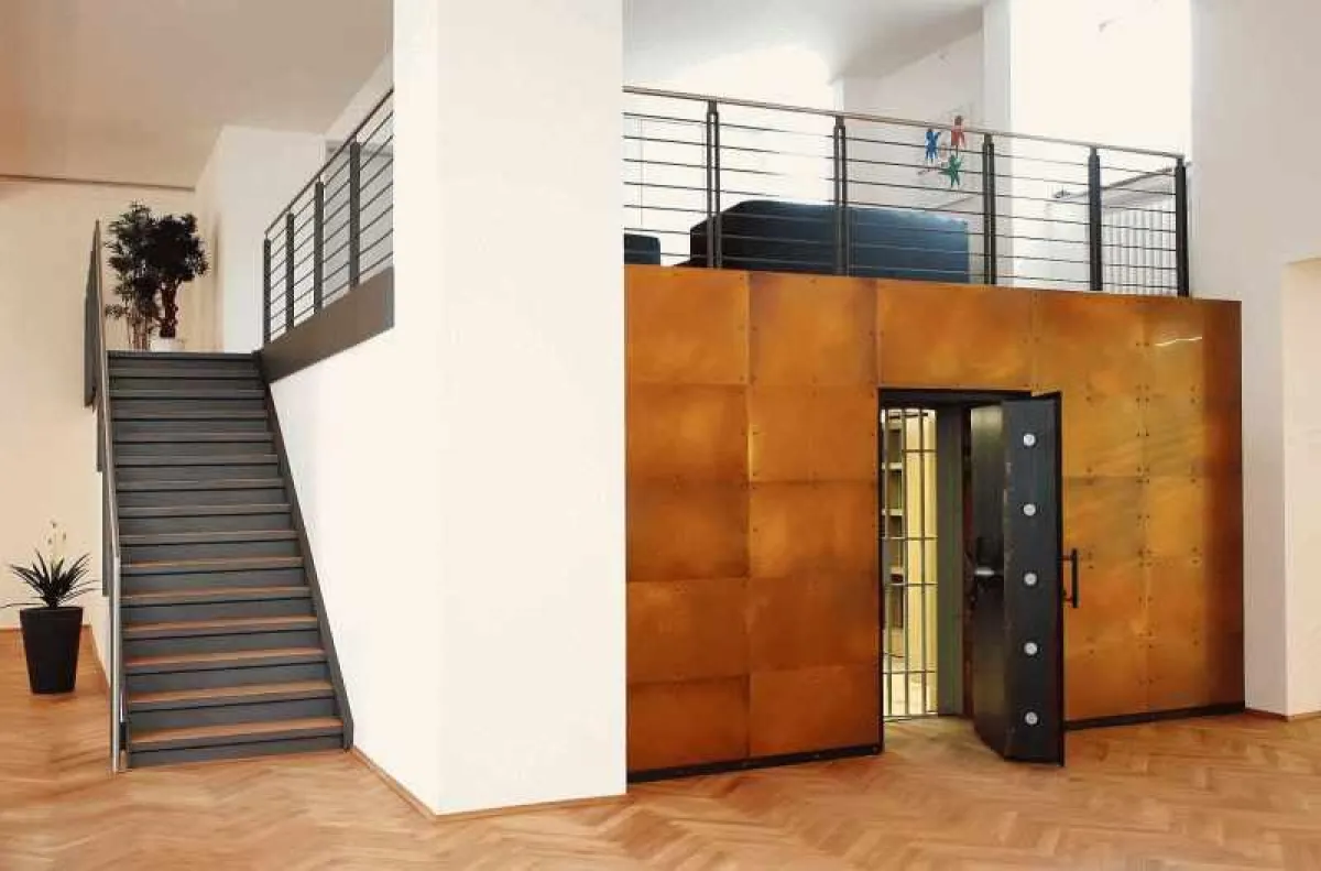 Der ehemalige Banktresor