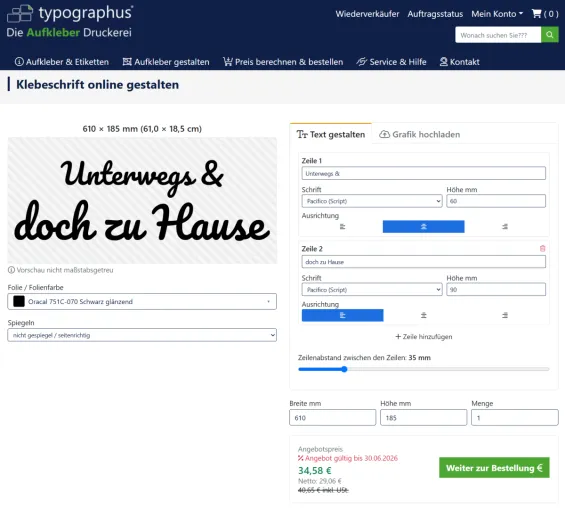 Bild: Viele Wege führen nach Rom: Typographus startet neuen Folientext-Generator