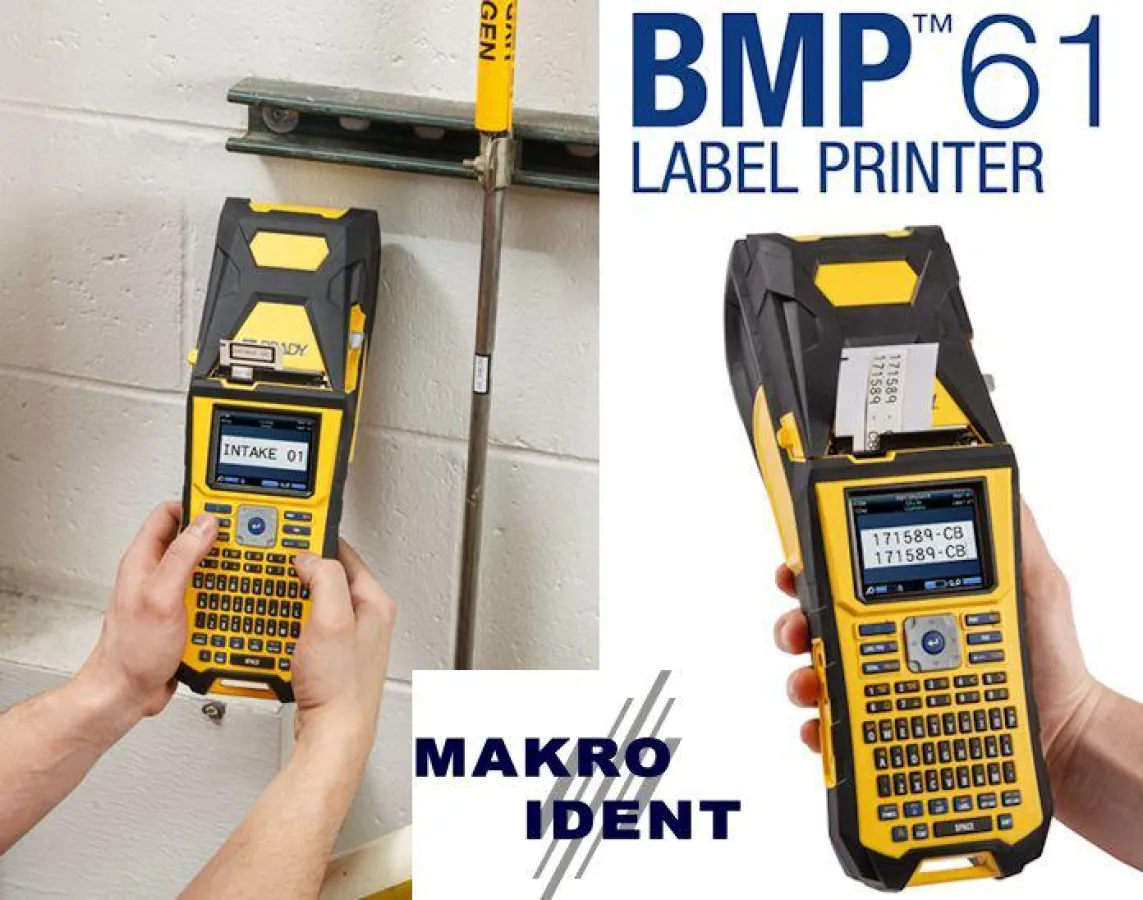 Brady BMP61: Neuer tragbarer Hochleistungs-Etikettendrucker