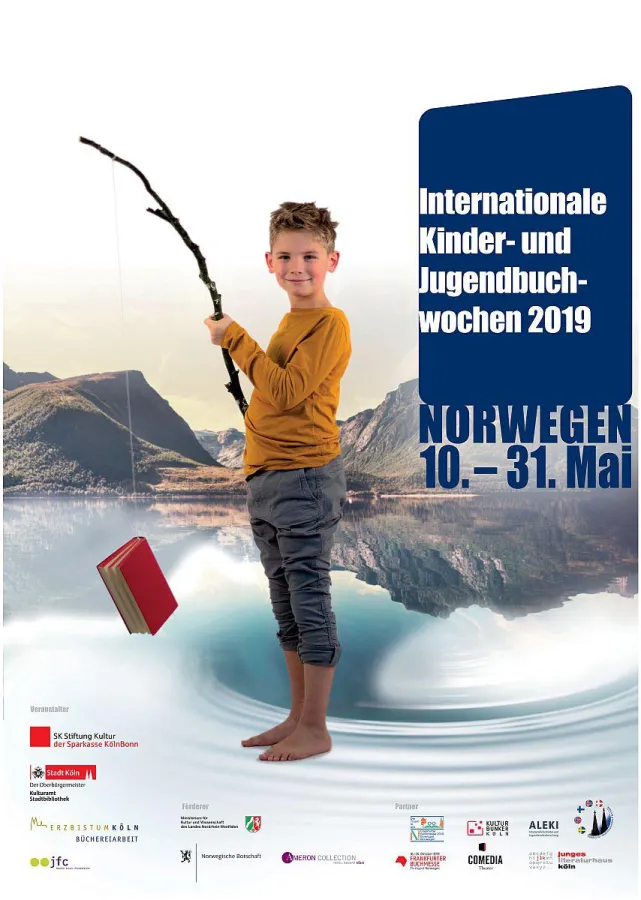 Plakat der Internationalen Kinder- und Jugendbuchwochen 2019 - Norwegen