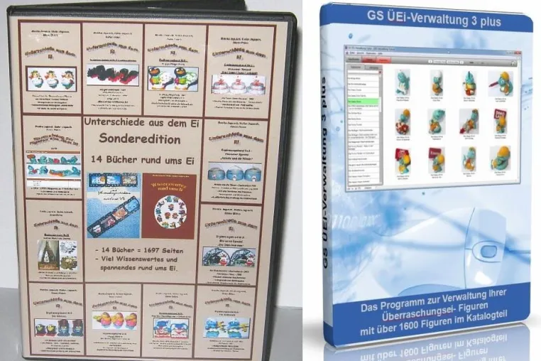 GS ÜEI Verwaltung. Das perfekte Geschenk für Überraschungsei Sammler. Bild: GS ÜEI Verwaltung. Das perfekte Geschenk für Überraschungsei Sammler.