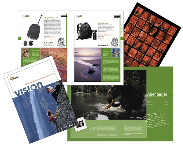 Lowepro „Vision“-Katalog 2005/2006 Bild: Lowepro „Vision“-Katalog 2005/2006