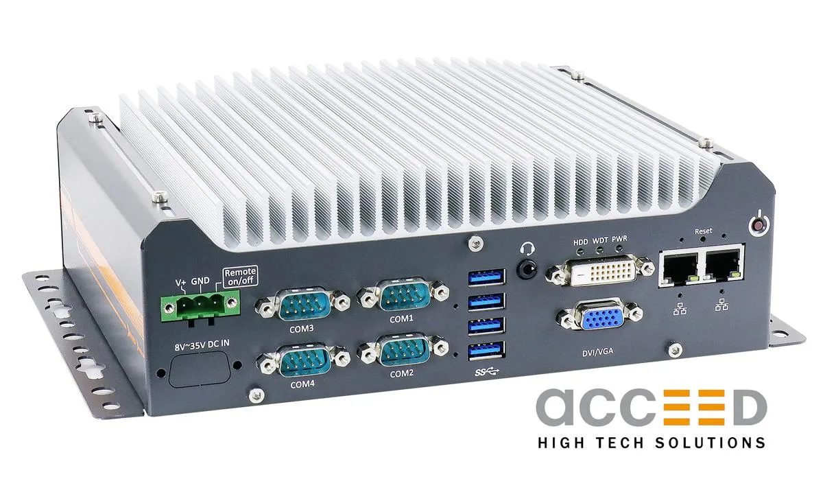 Leistungsstarker und kompakter Industrie-PC Nuvo-7501 von Acceed