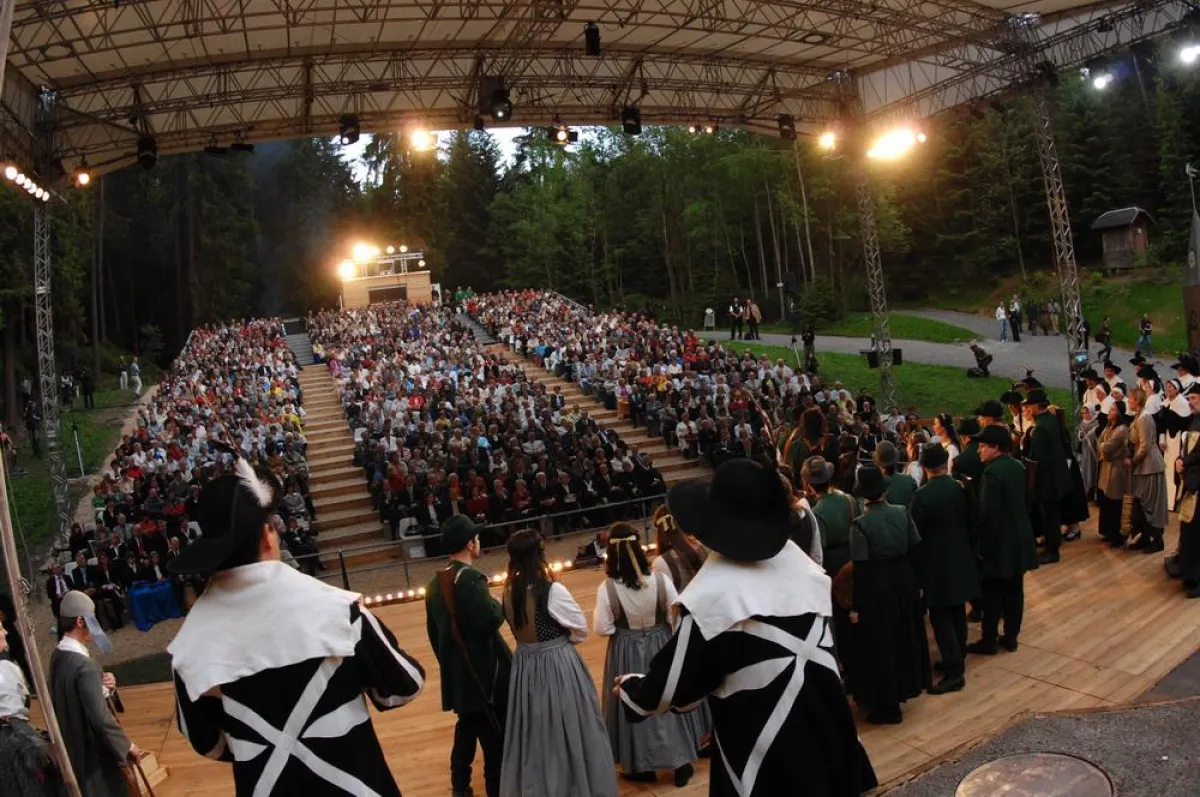 Eine Spielstätte des Chursächsischen Sommers - Das NaturTheater Bad Elster