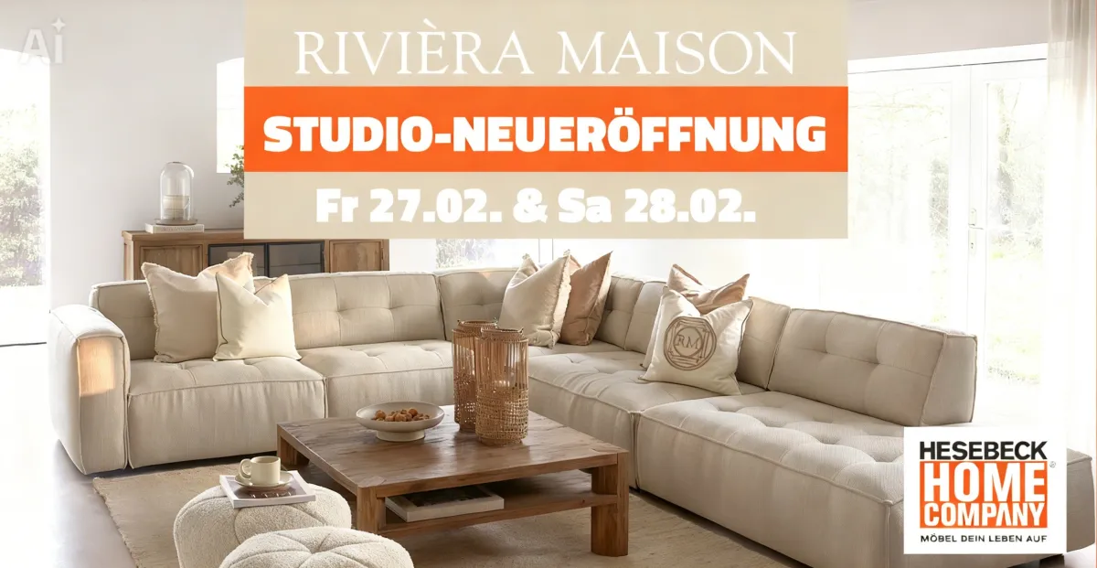 Eröffnung des Riviera Maison Studios bei der Hesebeck Home Company