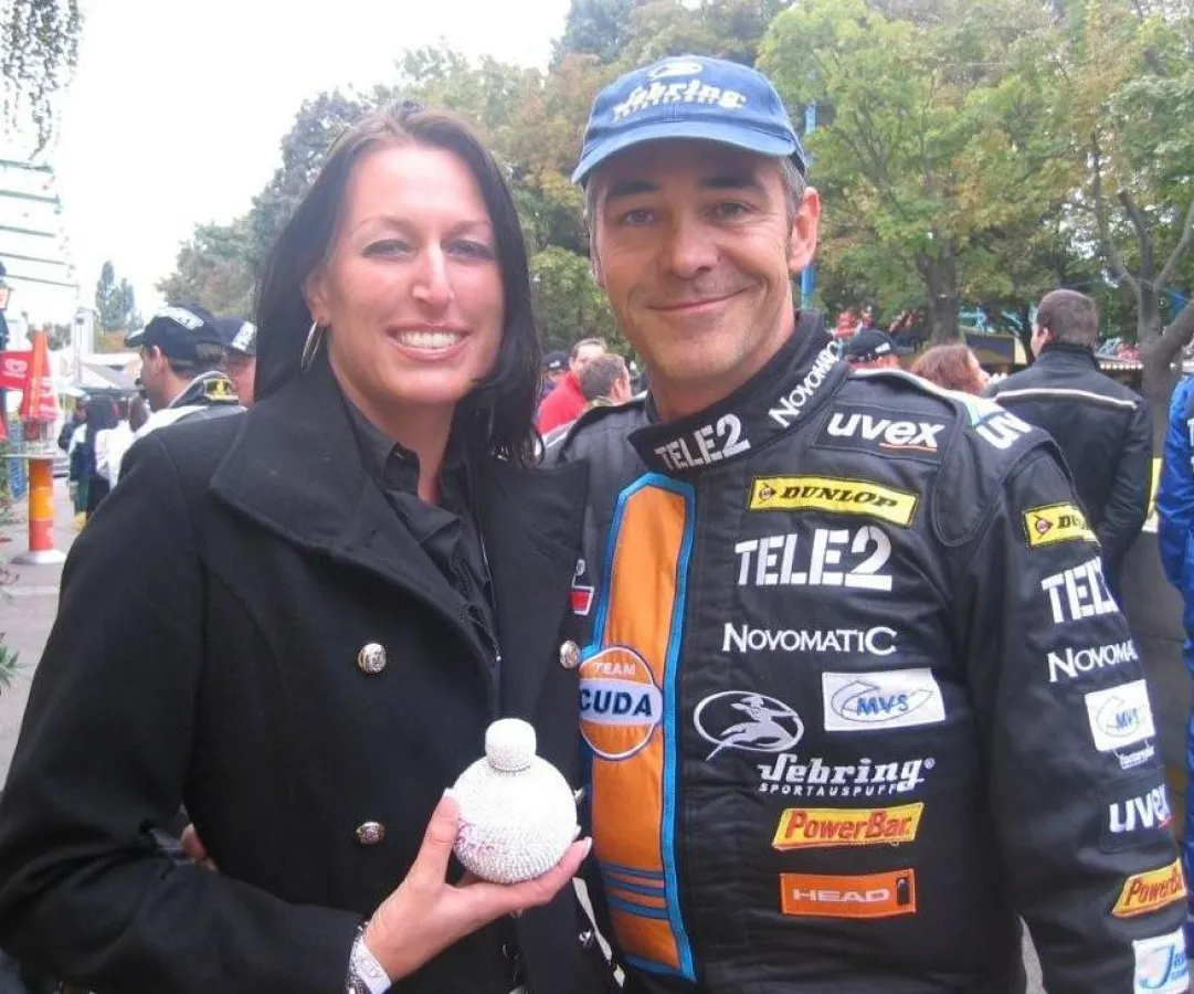 Österreichs Starmoderator Christian Clerici mit Model Yvonne Förg