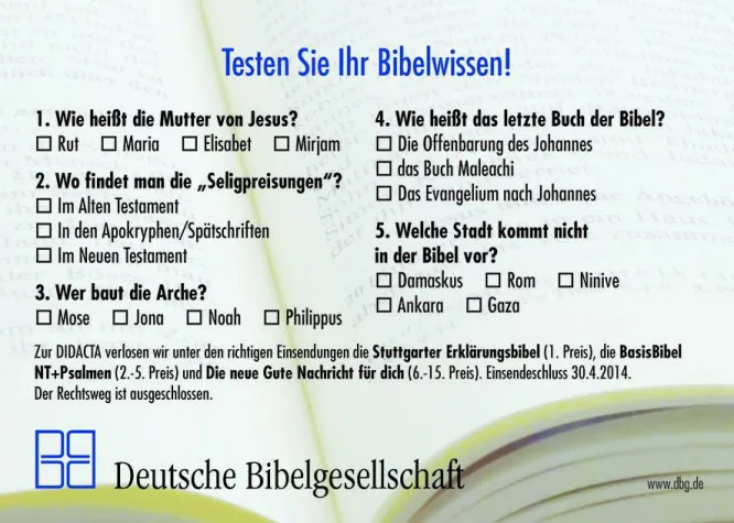Bild: Alles für den Unterricht zur Bibel