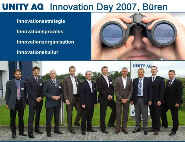 Mit Innovationen den Unternehmenserfolg von morgen sichern – Erfolgreicher Innovation Day 2007 Bild: Mit Innovationen den Unternehmenserfolg von morgen sichern – Erfolgreicher Innovation Day 2007