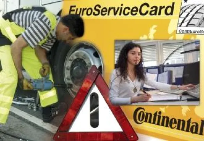 Bild: Größtes europäisches Lkw-Reifen-Servicenetz ContiEuroService: über 7000 Servicepartner in Europa