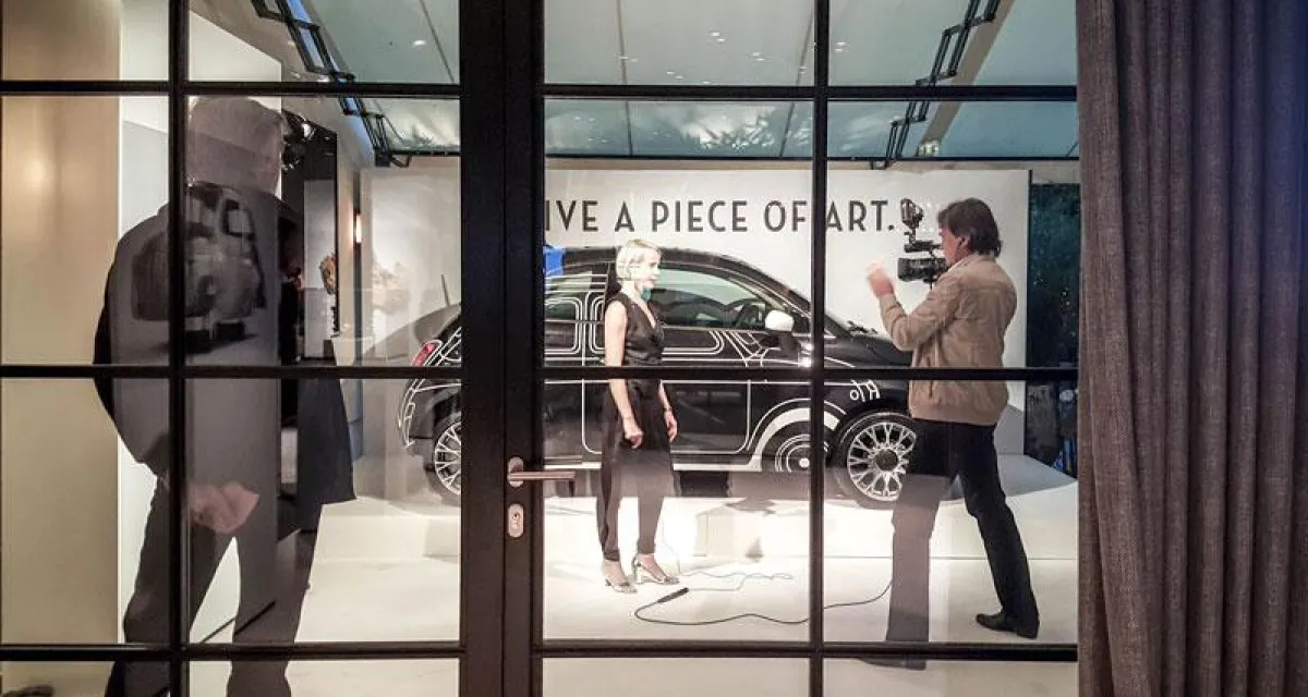 Präsentation des Fiat 500 Sondermodells „Ron Arad“ (Foto: FCA Germany AG)