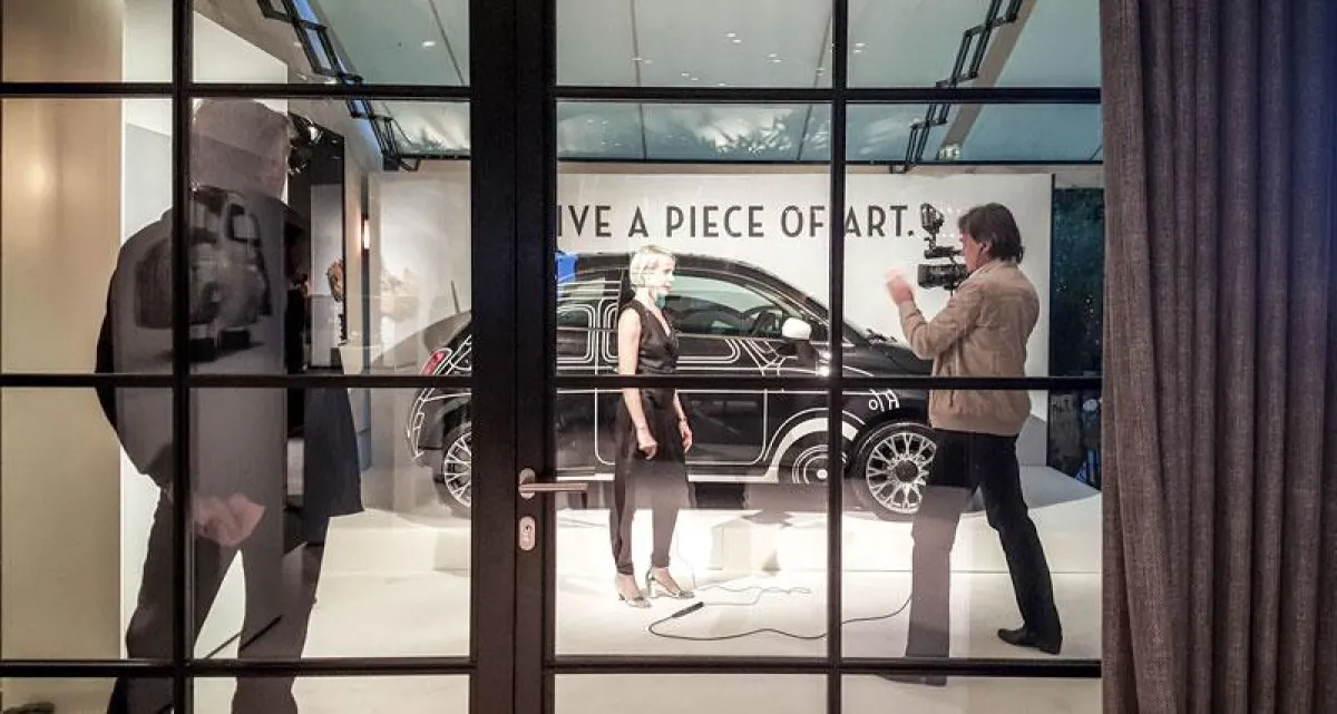 Präsentation des Fiat 500 Sondermodells „Ron Arad“ (Foto: FCA Germany AG)