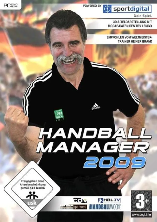 Packshot Handball Manager 2009