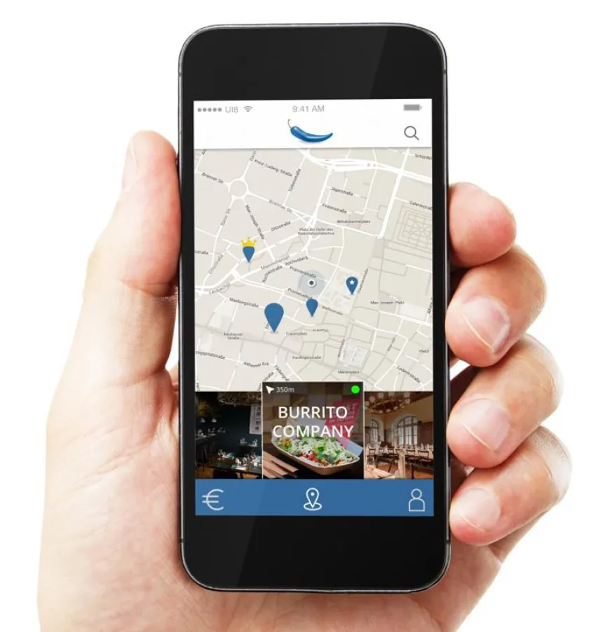 Die interaktive Karte dient den Nutzern als individueller Restaurant-Guide. (Bild: Blue Chilli)