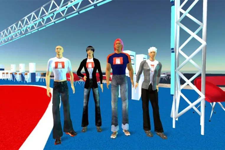 Webcity Hamburg in Second Life Bild: Webcity Hamburg in Second Life
