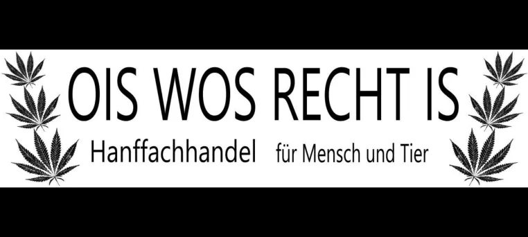 Bild: "Jungkünstler 'SKEEVE' präsentiert Kunstwerke im Hanffachhandel OIS WOS RECHT IS"