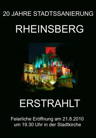 Bild: "RHEINSBERG ERSTRAHLT" - 20 Jahre Stadtsanierung