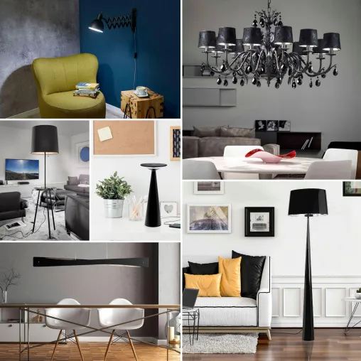 Bild: Lichtdesigns im All-Black-Look – Lampenwelt.de präsentiert Lichtideen in sattem Schwarz
