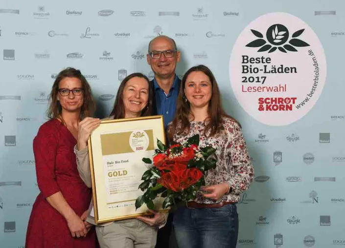 Bild: HULC Bio-Food aus Köln als – „Bester Bioladen 2017“ ausgezeichnet.