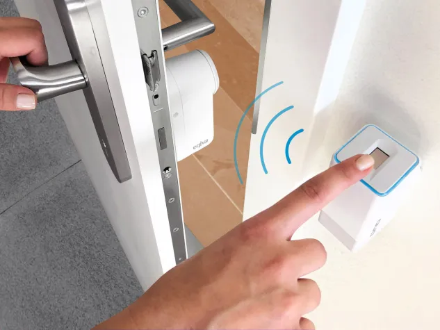 Haustürschlüssel war gestern – Fingerscanner ist heute Bild: Haustürschlüssel war gestern – Fingerscanner ist heute