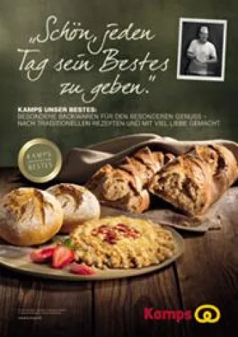 Bild: Ab 1. April in allen Kamps Bäckereien: KAMPS UNSER BESTES-Sortiment