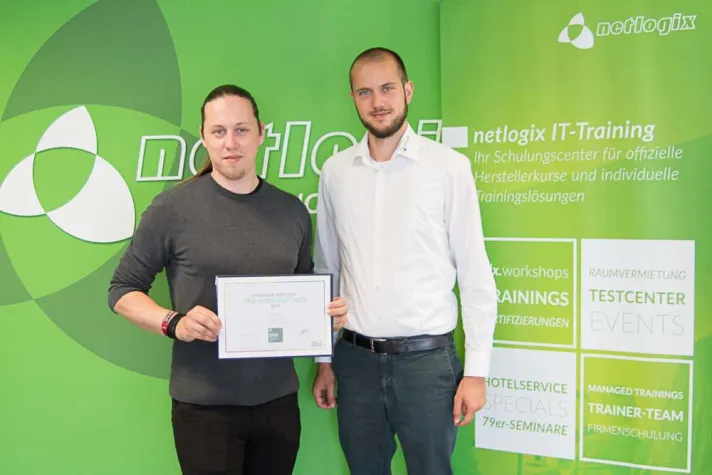 Weltpremiere – netlogix ist erster Paessler Certified Training Partner Bild: Weltpremiere – netlogix ist erster Paessler Certified Training Partner