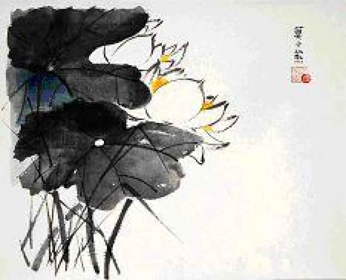 Chinesische Tuschmalerei von Ursula Molle