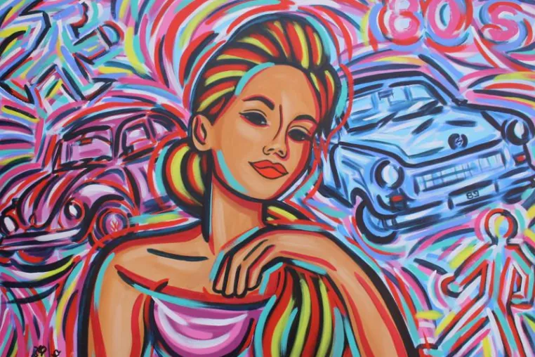 Bild: „Broken Wall 89´“ – Geschichte in Pop-Art