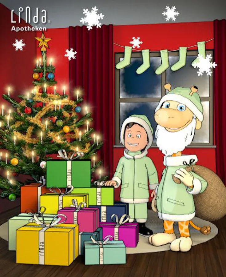 Kinder-Adventskalender der LINDA Apotheken auf www.linda.de