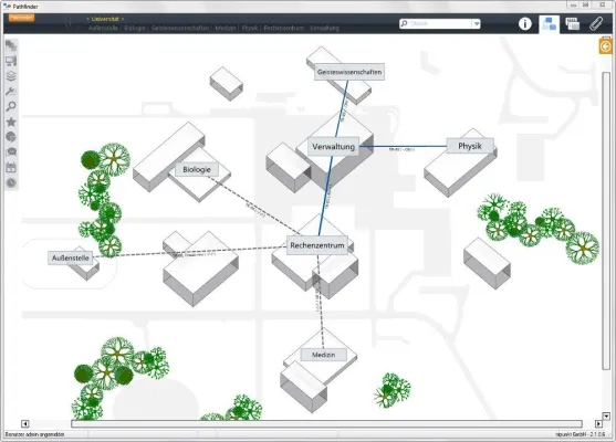Bild: Grafische Netzwerkdokumentation mit Pathfinder
