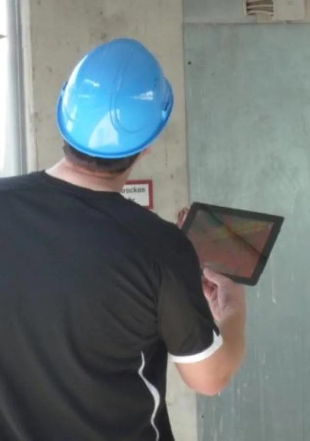 Vor-Ort-Begehung mit Tablet-PC