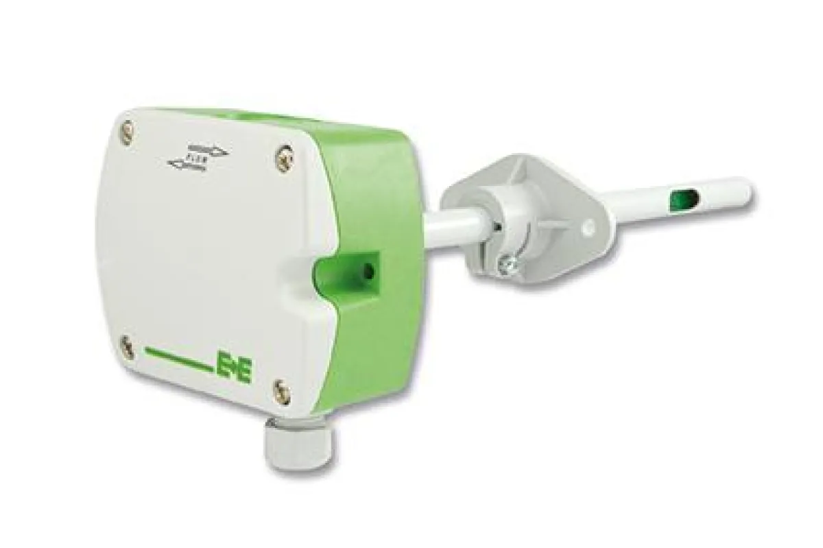 Digitaler EE850 Messumformer für CO2, Feuchte, Temperatur von E+E Elektronik.