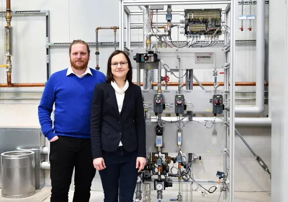 Bild: SCHWING Technologies mit neuesten Anwendungen und Versuchsanlagen auf POWTECH 2019