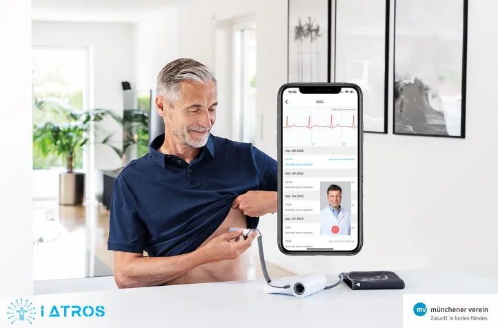 Bild: Münchener Verein und iATROS intensivieren Zusammenarbeit für digitale Gesundheitsangebote