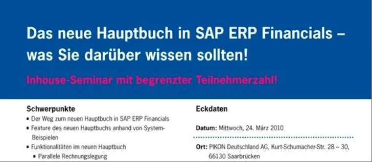 Bild: New General Ledger mit SAP – was man wirklich wissen sollte