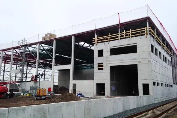 Richtfest bei der Rieck Entsorgungs-Logistik Bild: Richtfest bei der Rieck Entsorgungs-Logistik