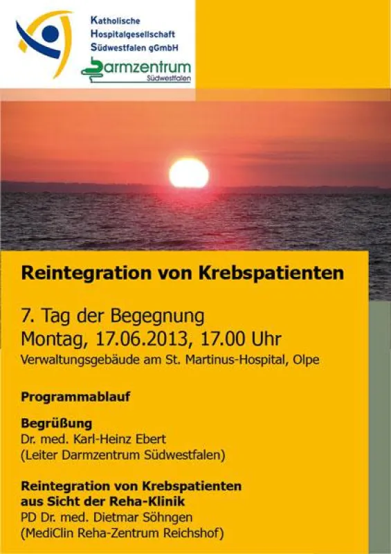 Das Programm zum 7. Tag der Begegnung in Olpe