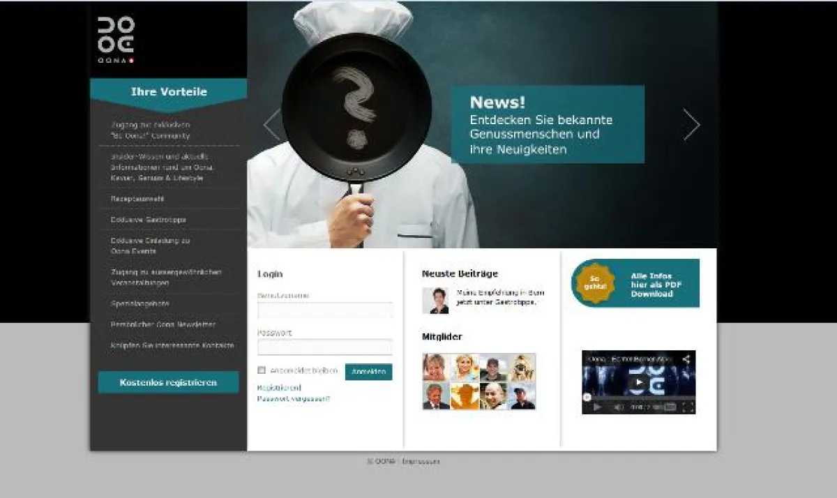 www.be-oona.ch Screenshot