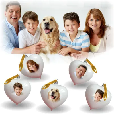 Bild: Herz aus Glas mit Foto