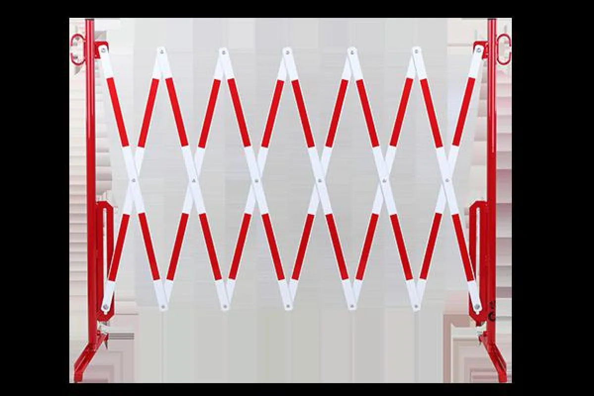 Scherengitter in rot/weiß