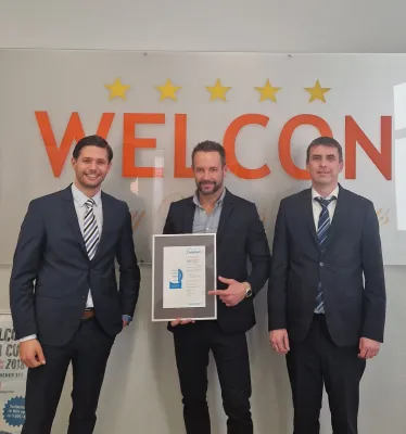 Bild: Welcon Europe GmbH & Co. KG aus Giesen erhält CrefoZert von Creditreform im fünften Jahr in Folge