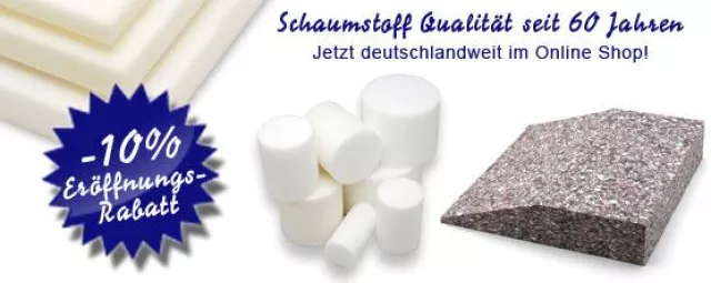 Bild: 60 Jahre Schaumstoff in München - Jetzt auch deutschlandweit online Einkaufen