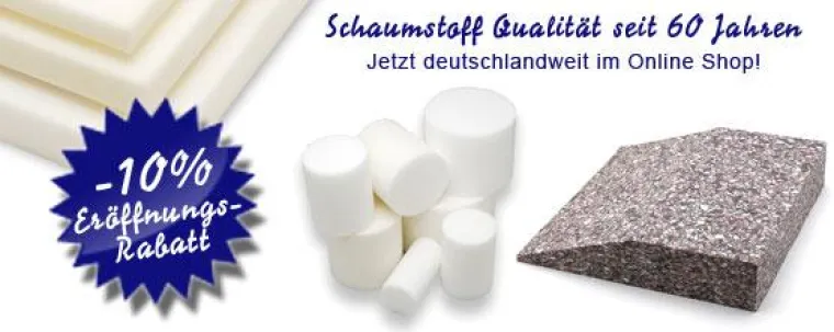 Bild: 60 Jahre Schaumstoff in München - Jetzt auch deutschlandweit online Einkaufen