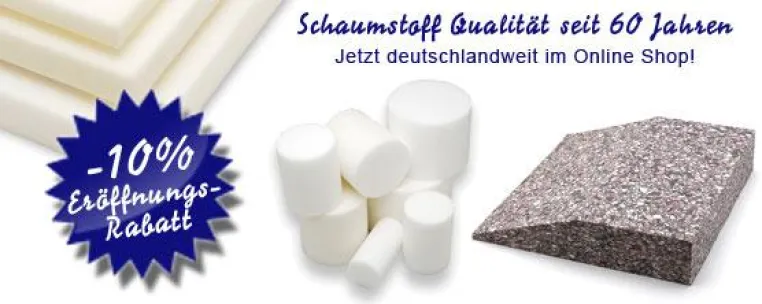 Bild: 60 Jahre Schaumstoff in München - Jetzt auch deutschlandweit online Einkaufen