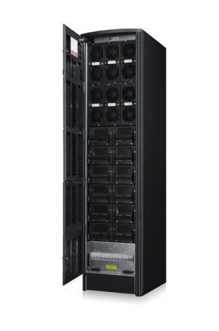 Modulares USV-System Tri-Power X33 MOD HP mit kleinen Leistungsmodulen Bild: Modulares USV-System Tri-Power X33 MOD HP mit kleinen Leistungsmodulen