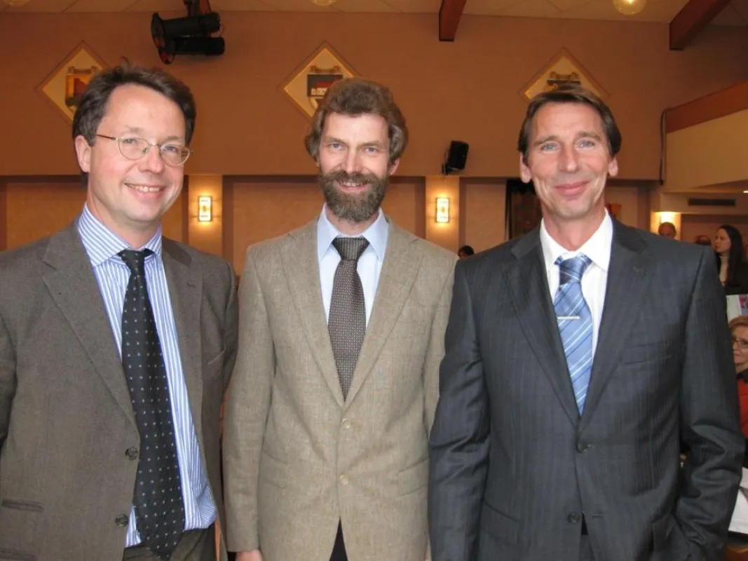 v.l. Prof. Dr. Peter Henningsen, Dr. Franz Pfitzer, Dr. Stephan Schill