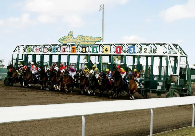 Bild: Ladies-Day in Gulftream Park, Florida