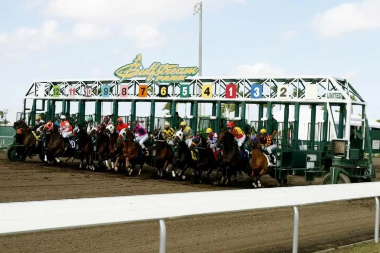 Bild: Ladies-Day in Gulftream Park, Florida