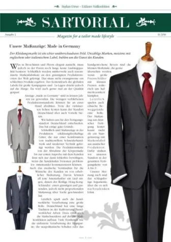 Bild: Sartorial – Magazin for a tailor-made Lifestyle